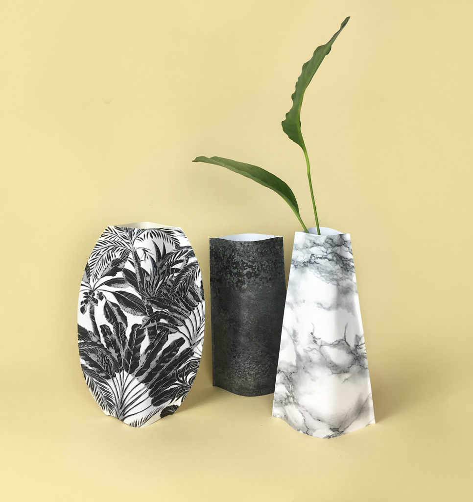 diy-flower-paper-vase-papier-tutoriel claire barrera