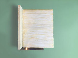 DIY tablette plateau canape accoudoir bois faire colle