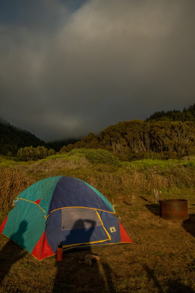 Rester au sec en campant sous la pluie